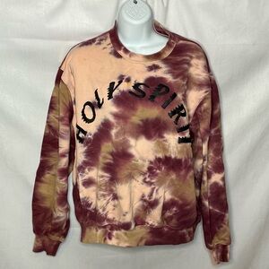 Kanye Tie-Dye Holy Spirit Sunday Service Sweatshirt size Large